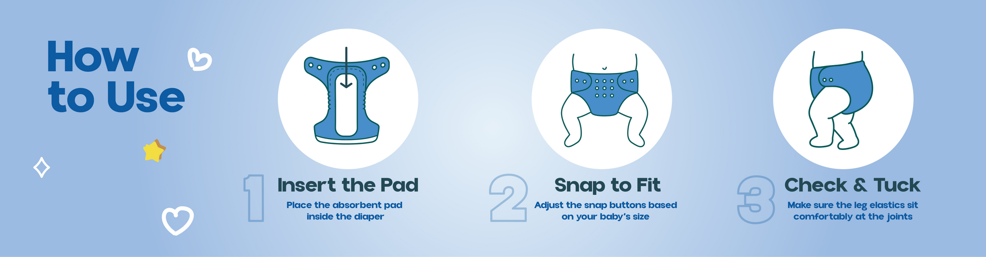Premium Reusable Cloth Diaper
