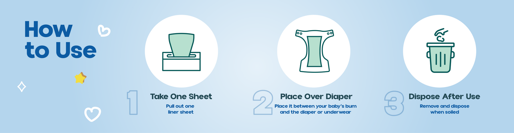 Disposable Easy Clean Top Sheets