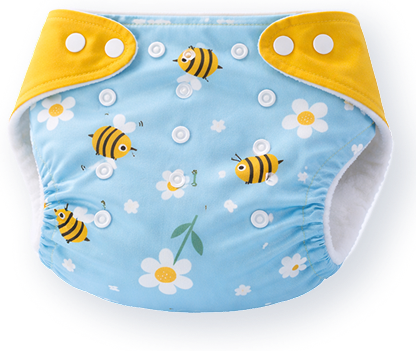 Soft, Breathable Cotton Layers
& Extra Padding for Absorption