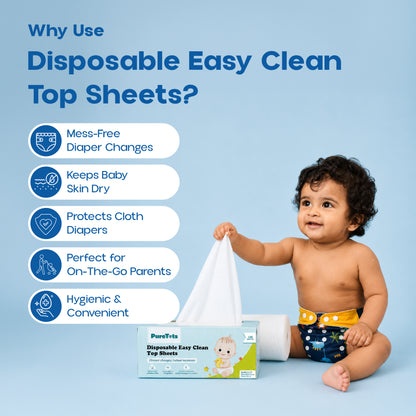 Disposable Easy Clean Top Sheets