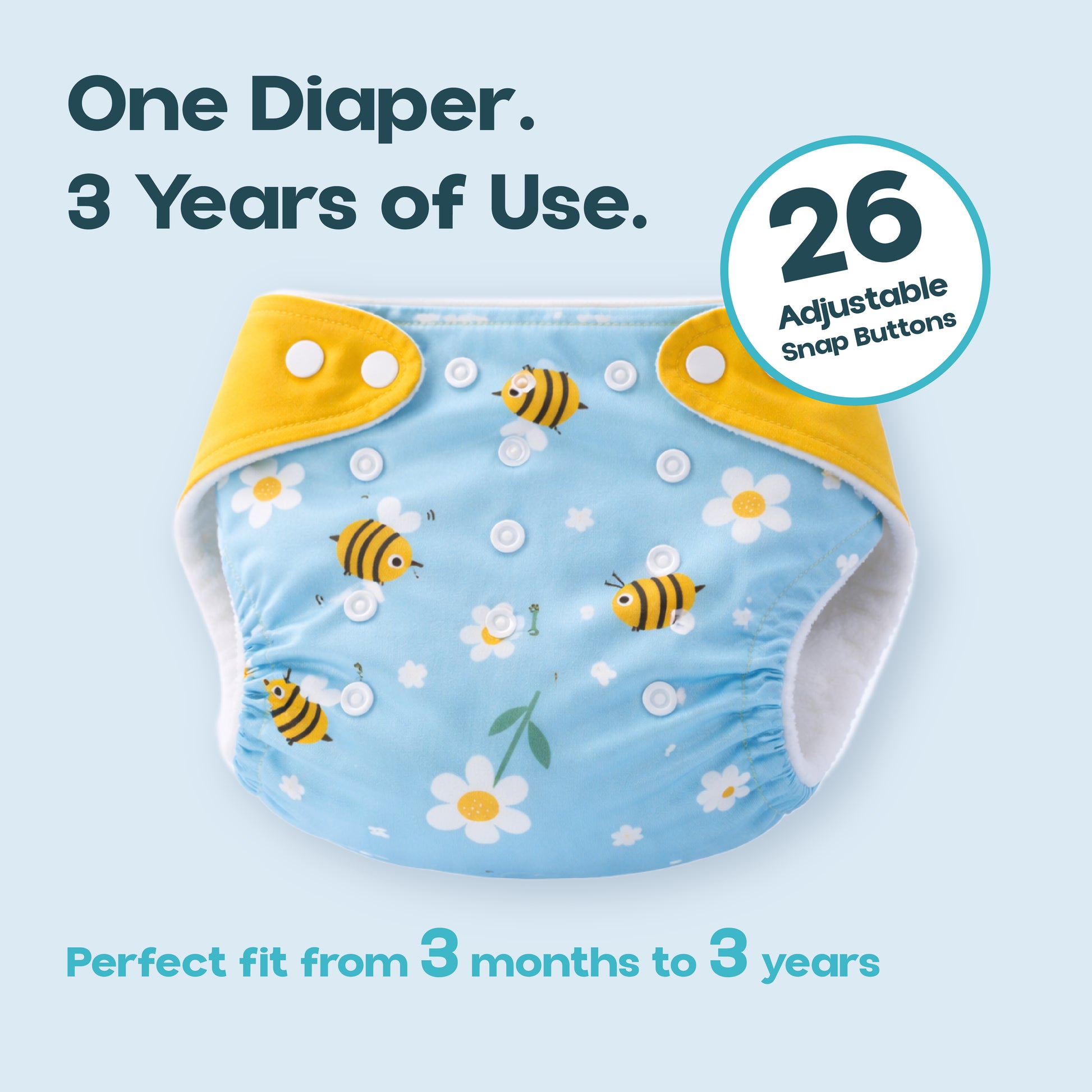 Premium Reusable Cloth Diaper - Pure Tots