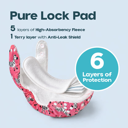 Premium Reusable Cloth Diaper - Pure Tots