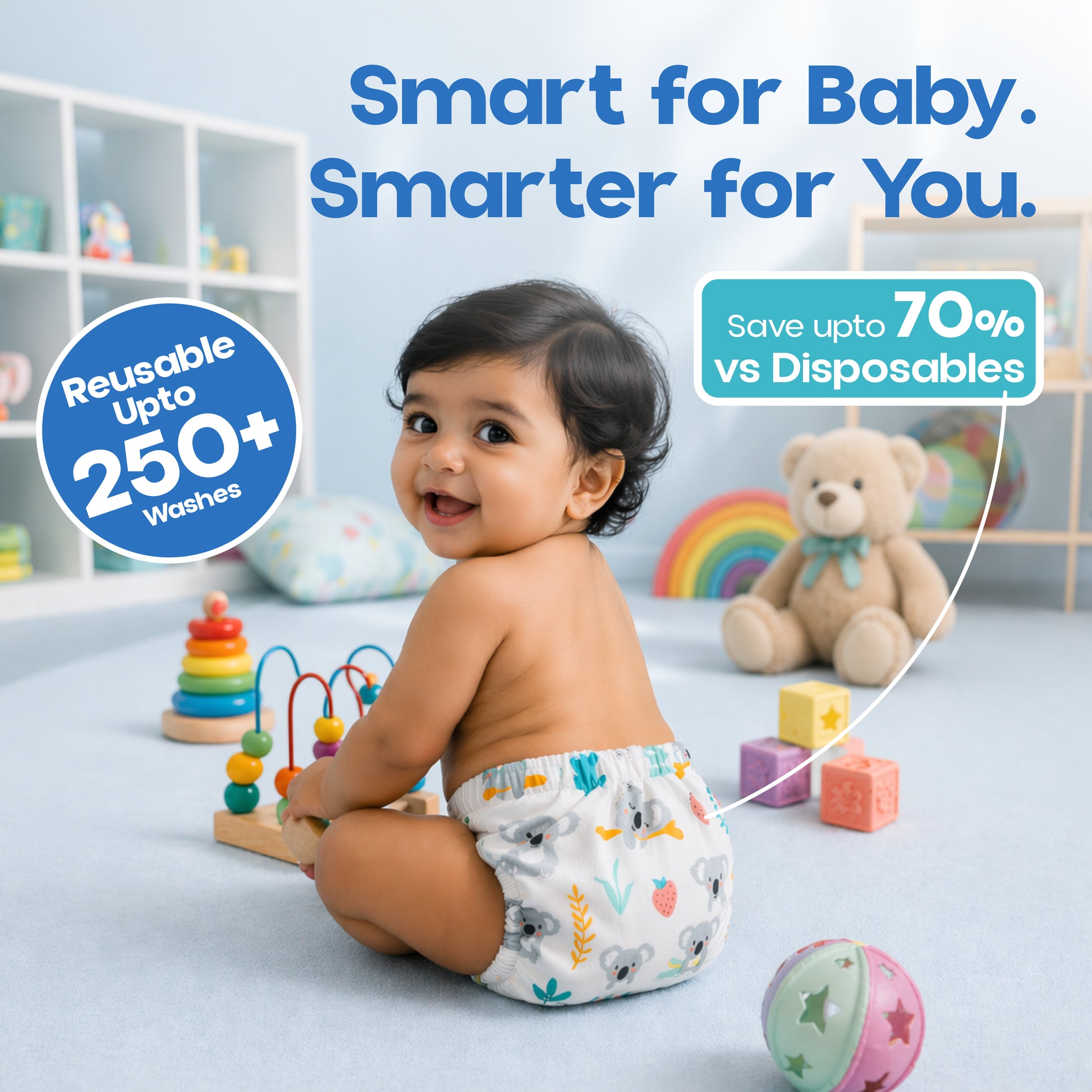 Premium Reusable Cloth Diaper - Pure Tots