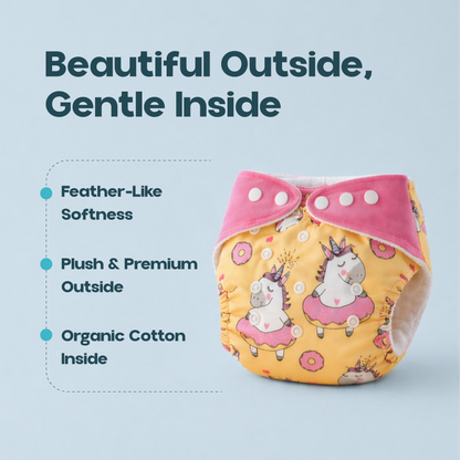 Premium Reusable Cloth Diaper - Pure Tots