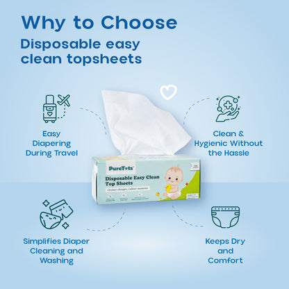 Disposable Easy Clean Top Sheets